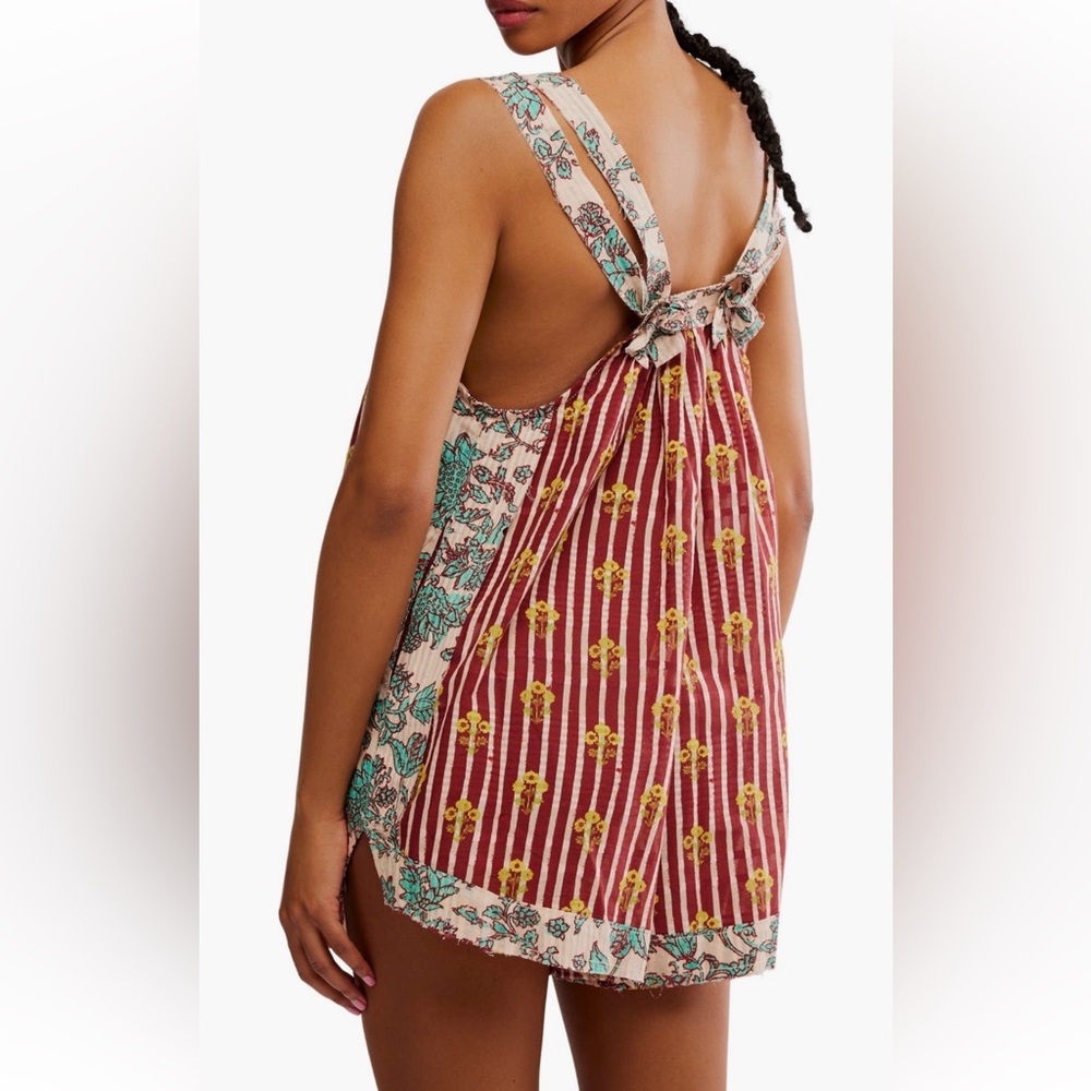 Free People NWT Port Au Prince Sleeveless Romper